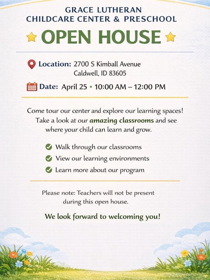 Grace Lutheran Church, Preschool & Childcare Center